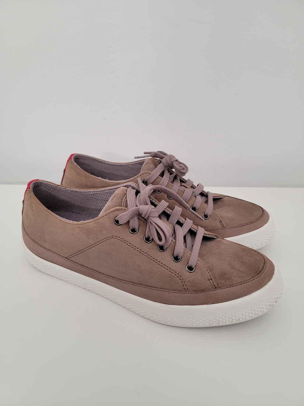Fitflop Super T Women's 9 EU 41 brown  Nubuck Lace Up Athletic Walking Sneaker T
